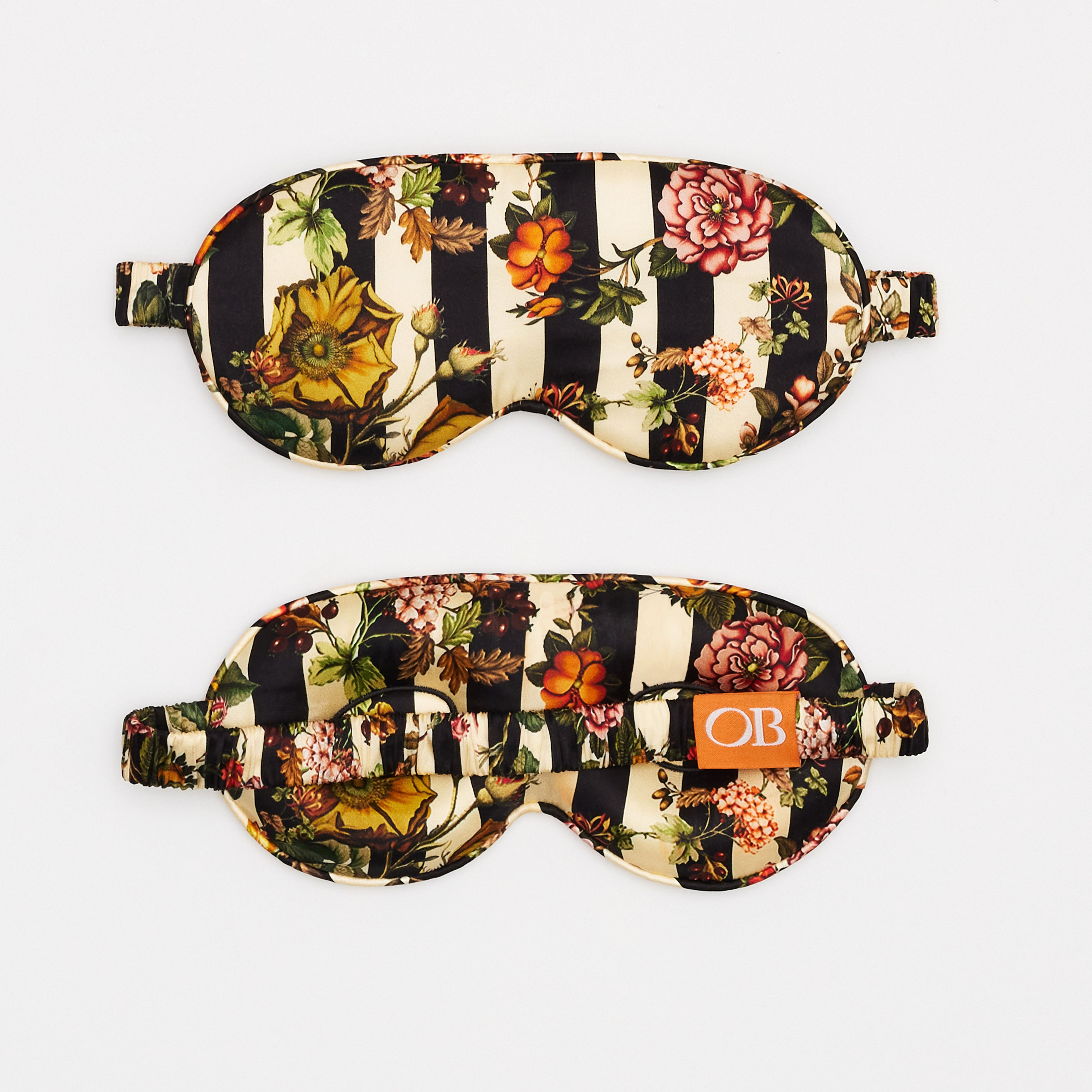 Vintage Collection Contour Striped Eye Mask